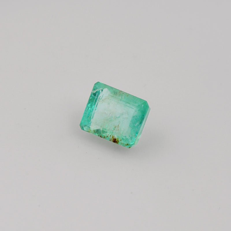 1 pcs Emerald  - 3.93 ct - Octagon - Green - Transparent