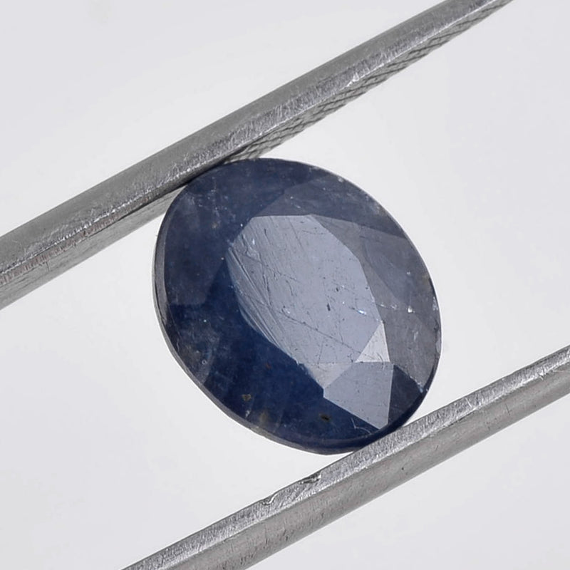 13.35 Carat Blue Color Oval Sapphire Gemstone