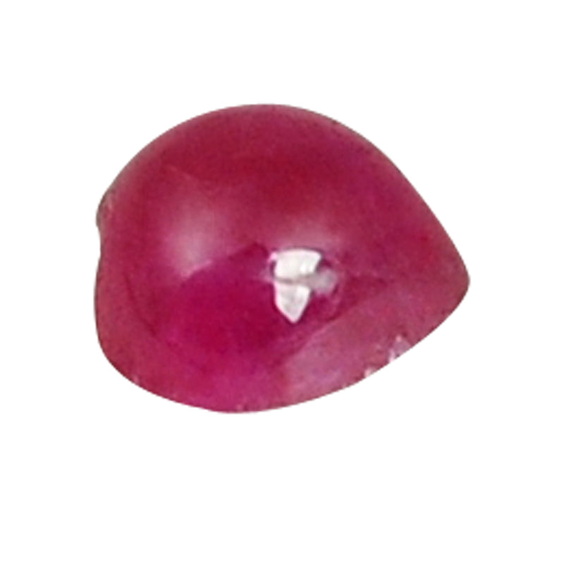 0.60 Carat Red Color Heart Ruby Gemstone
