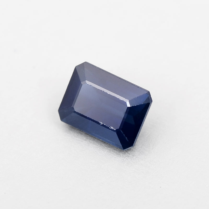 Octagon Blue Color Sapphire Gemstone 1.50 Carat