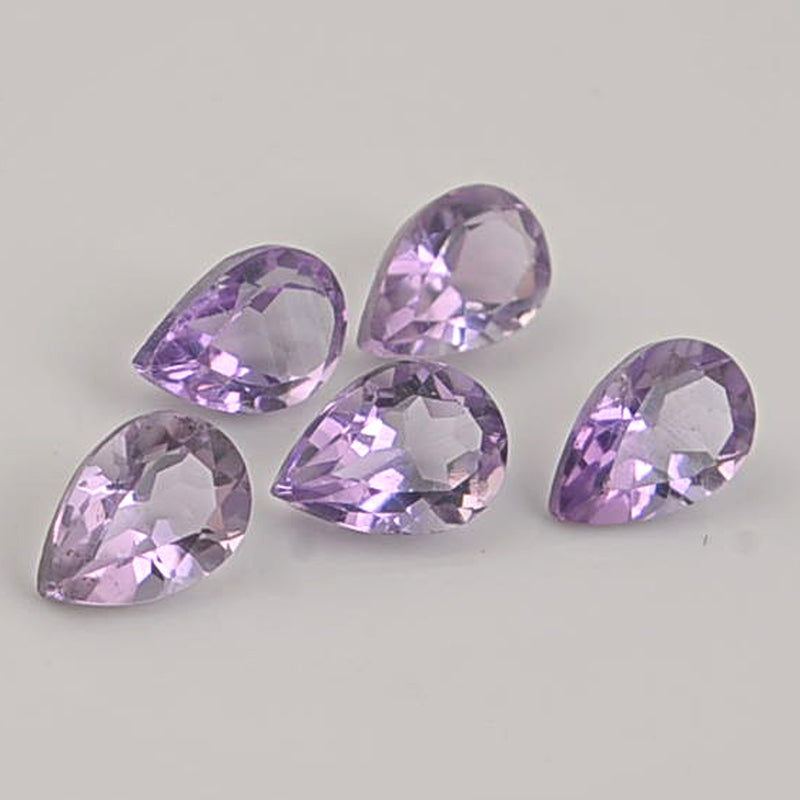 2.15 Carat Purple Color Pear Amethyst Gemstone