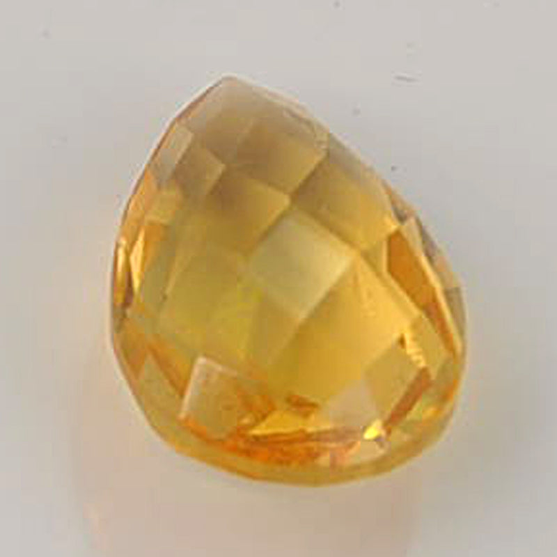 1.40 Carat Yellow Color Pear Citrine Gemstone