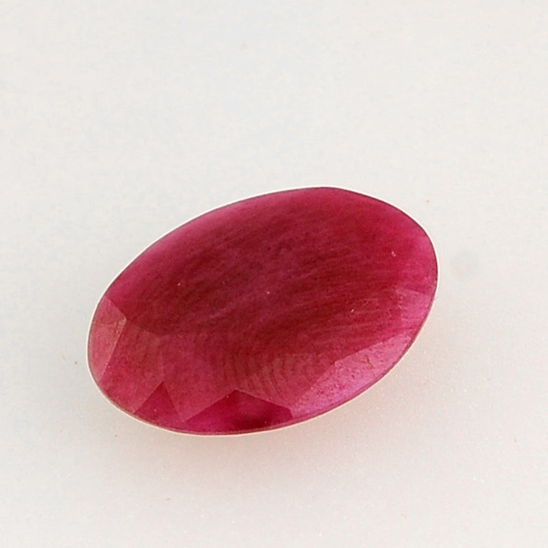 6.25 Carat Red Color Oval Ruby Gemstone