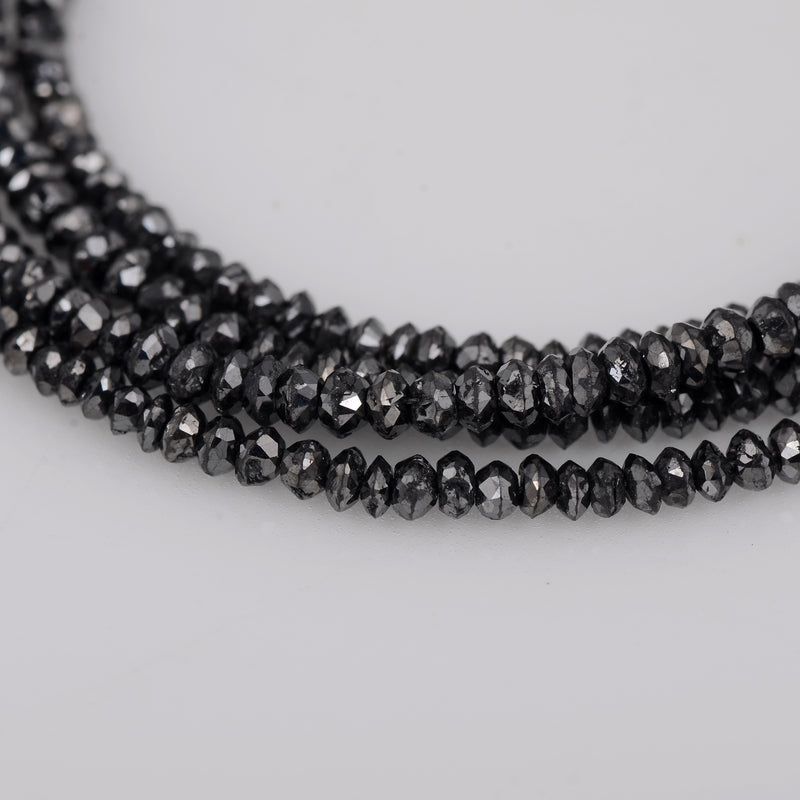 13.03 Carat Normal Bead Fancy Black Diamonds-AIG Certified