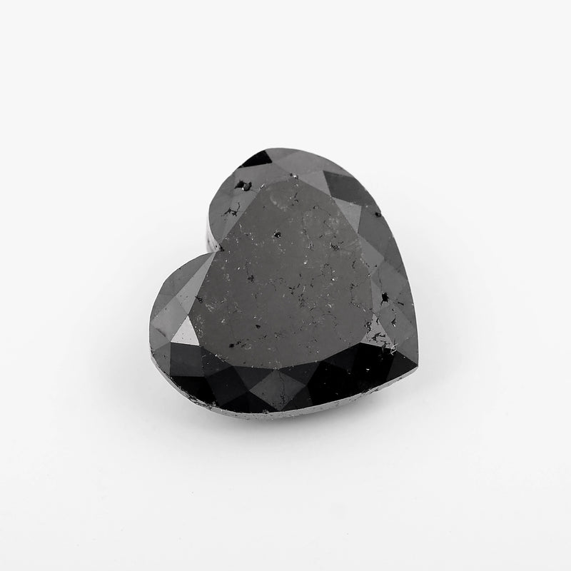 Heart Fancy Black Color Diamond 18.51 Carat - AIG Certified
