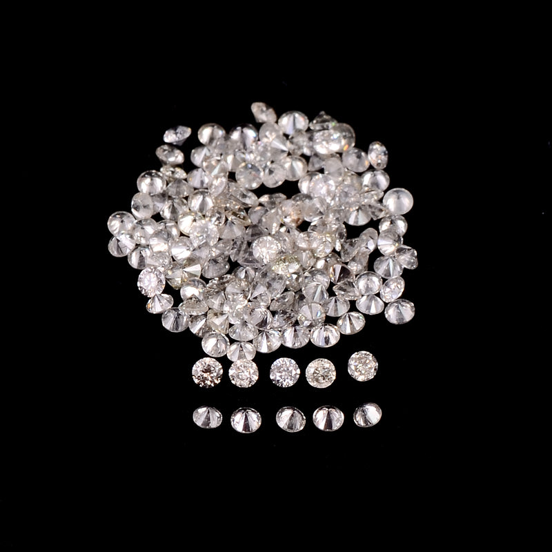 Round White Color Diamond 1.25 Carat