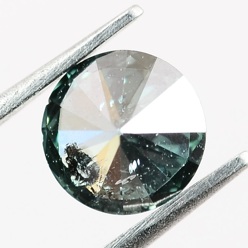Round Fancy Intense Blue Color Diamond 0.76 Carat - ALGT Certified