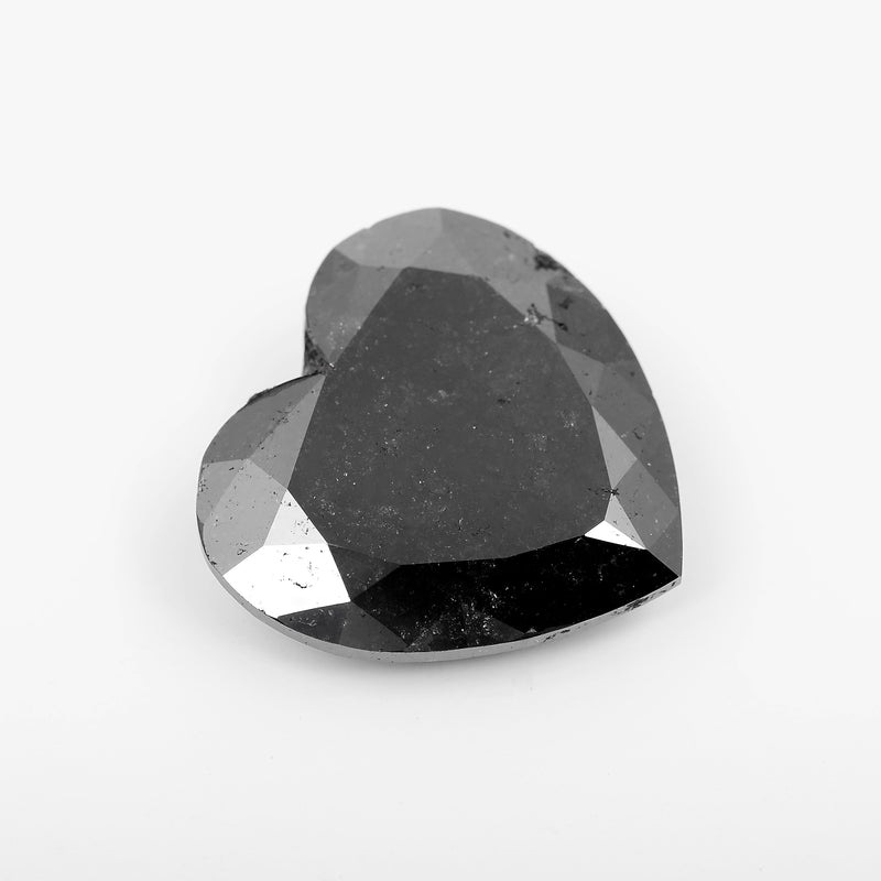 Heart Fancy Black Color Diamond 42.57 Carat - AIG Certified