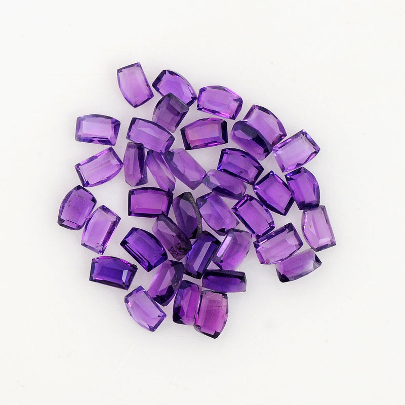 4.76 Carat Purple Color Fancy Amethyst Gemstone