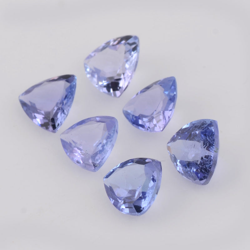 6.3 Carat Triangle Blue Tanzanite Gemstone