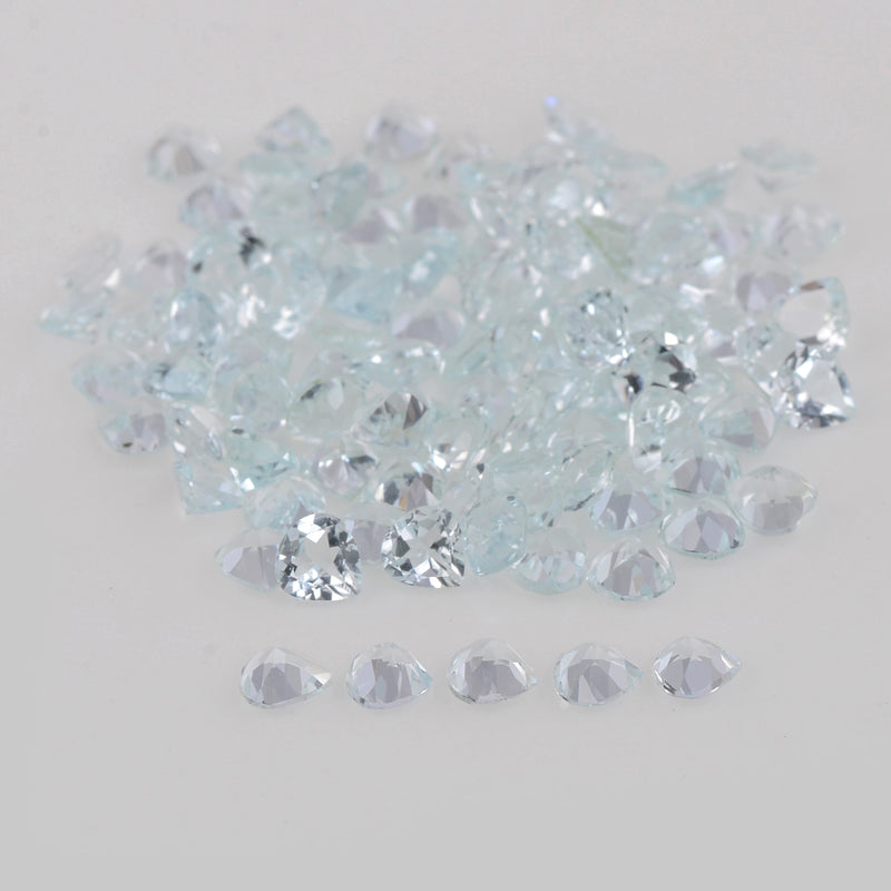 22.55 Carat Heart Blue Aquamarine Gemstone