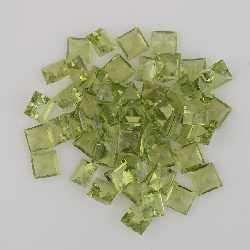 46.2 Carat Square Green Peridot Gemstone