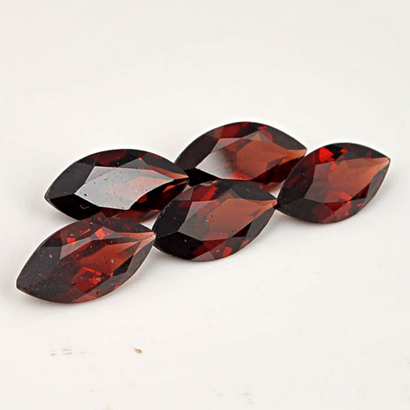 9.78 Carat Red Color Marquise Garnet Gemstone