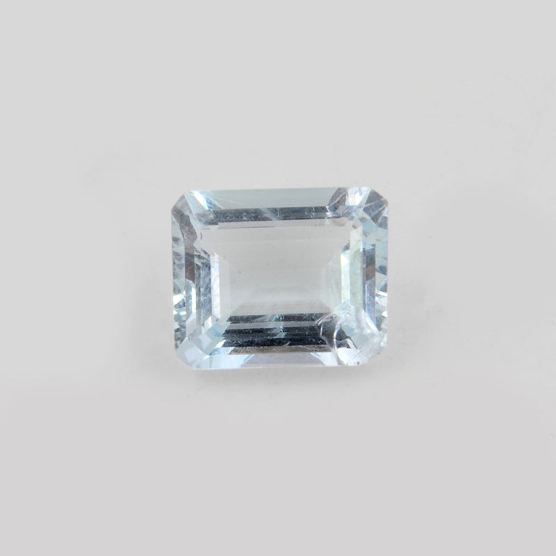 4.95 Carat Blue Color Octagon Aquamarine Gemstone