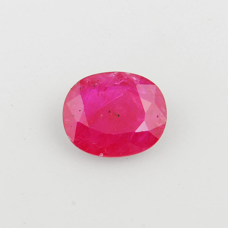 Oval Red Color Ruby Gemstone 4.52 Carat