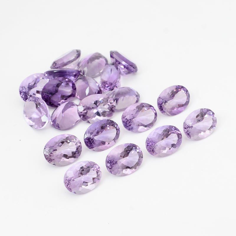 20 pcs Amethyst  - 180.1 ct - Oval - Purple