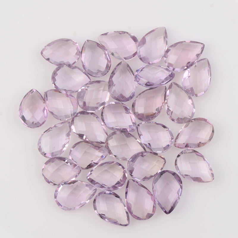 76.55 Carat Pear Purple Amethyst Gemstone
