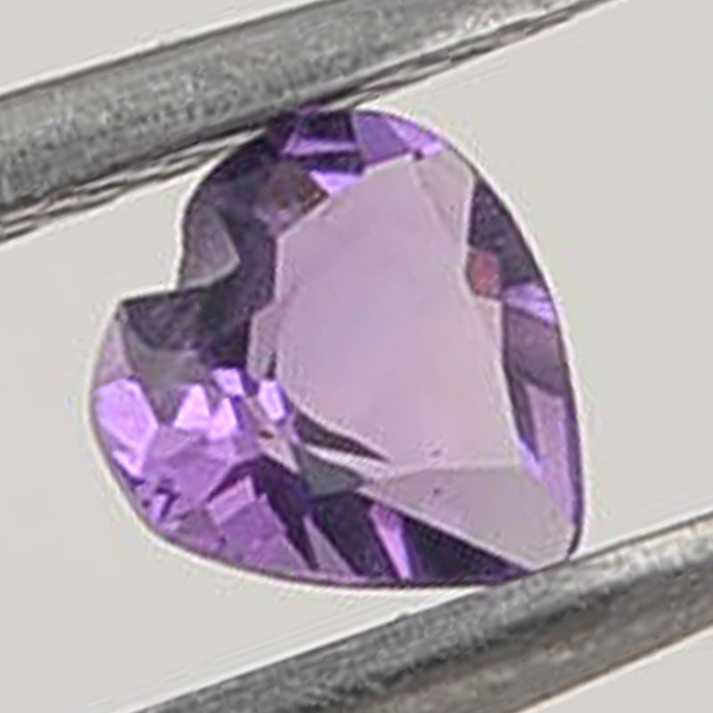 3.30 Carat Purple Color Heart Amethyst Gemstone