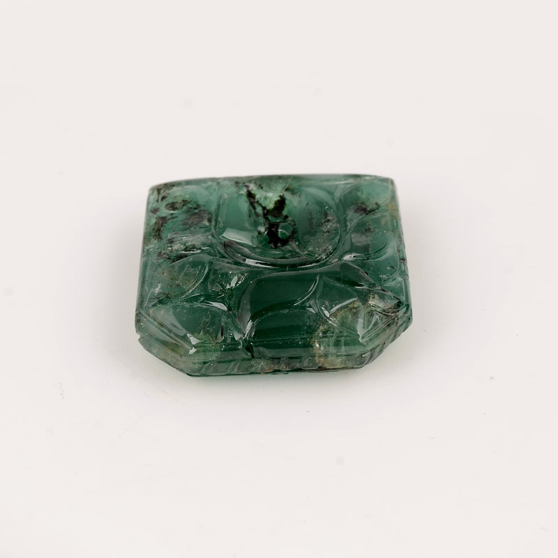 1 pcs Emerald  - 43.95 ct - Square - Green