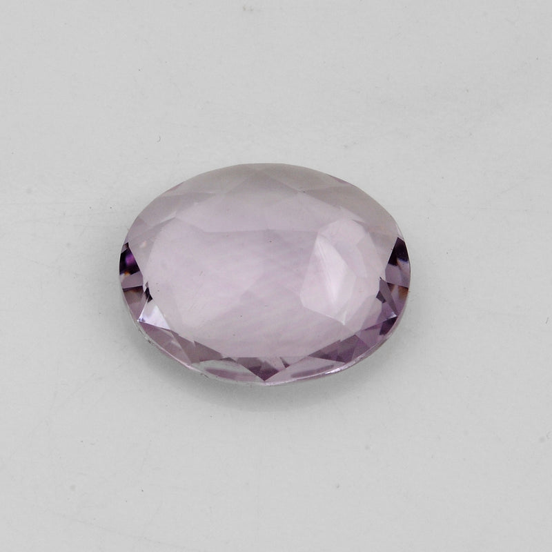 7.61 Carat Pink Color Oval Amethyst Gemstone