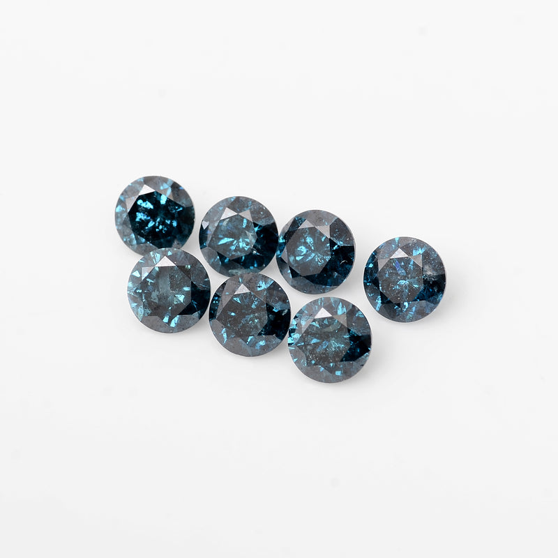 Round Fancy Blue Color Diamond 3.00 Carat - AIG Certified