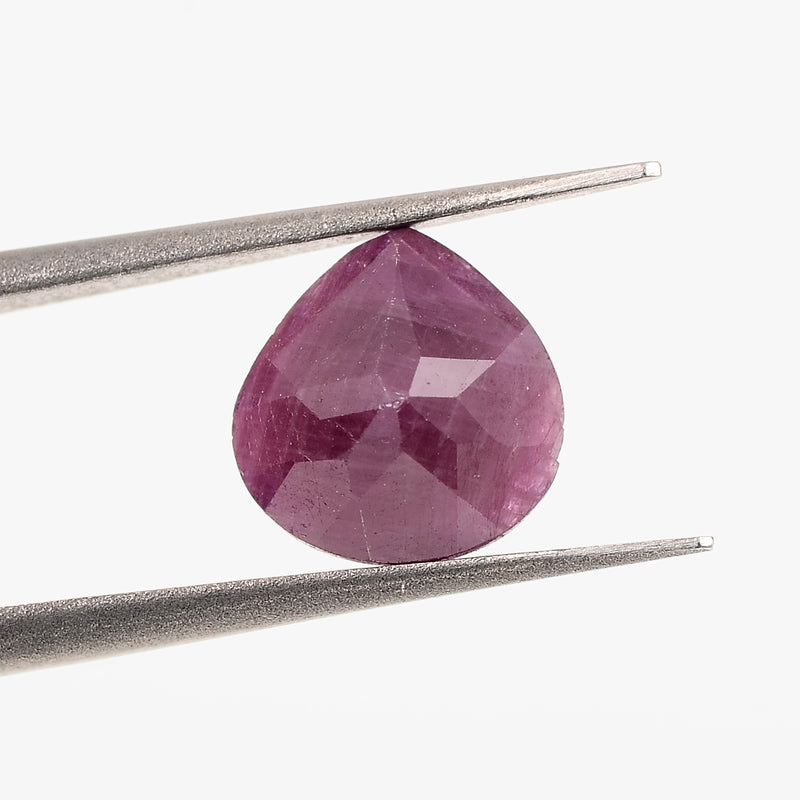 Heart Red Color Ruby Gemstone 1.55 Carat
