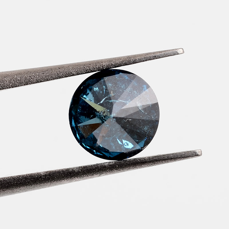 Round Fancy Blue Color Diamond 1.28 Carat - AIG Certified