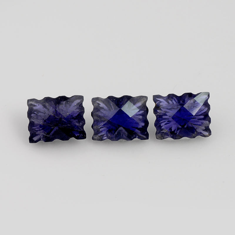 8.9 Carat Blue Color Octagon Iolite Gemstone