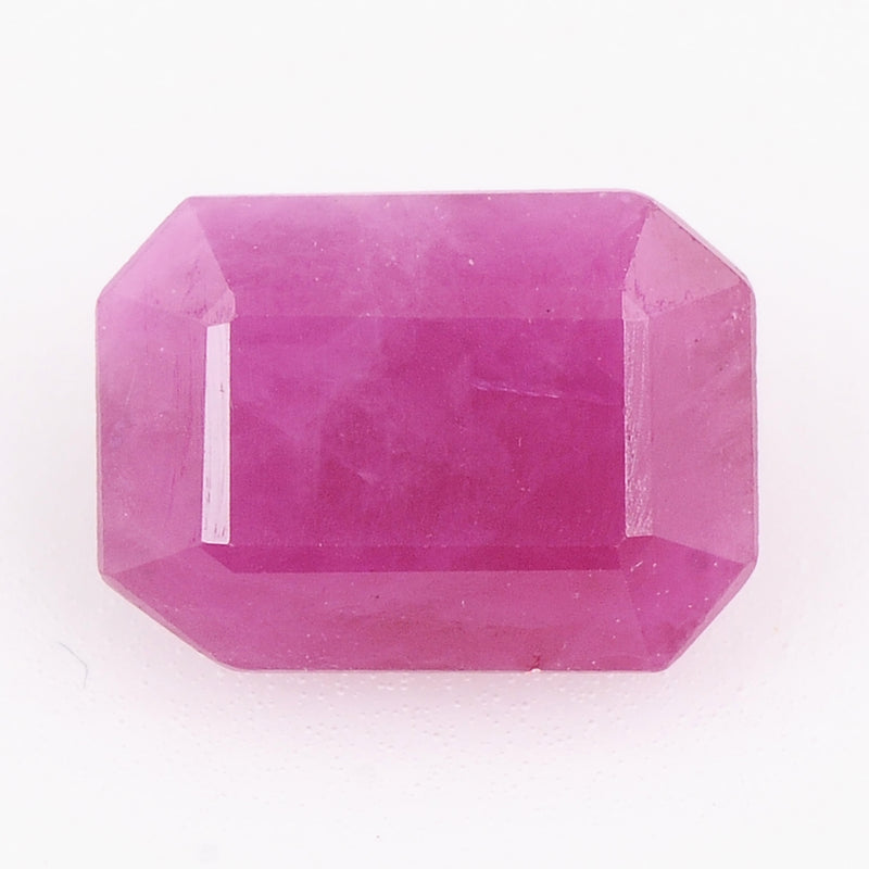 1 pcs Ruby  - 1.06 ct - Octagon - Red