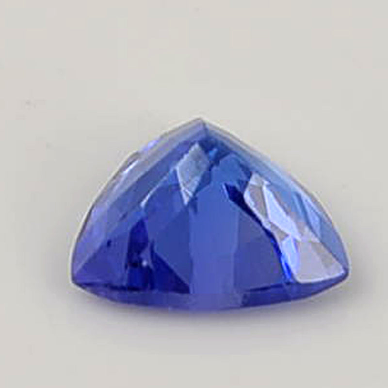 1 pcs Tanzanite  - 0.9 ct - Triangle - Bluish Violet