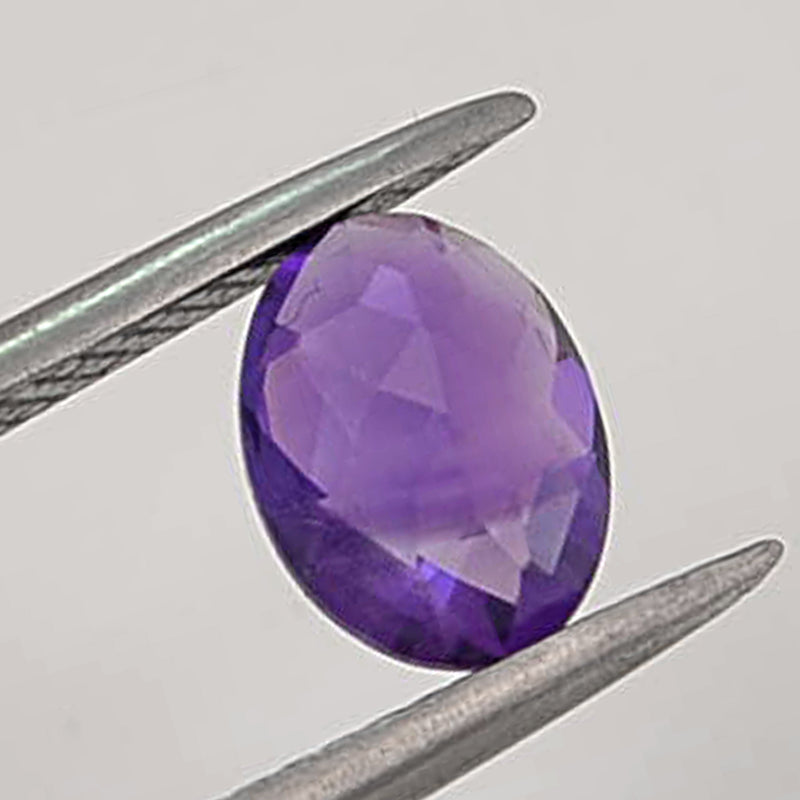 5.00 Carat Purple Color Oval Amethyst Gemstone