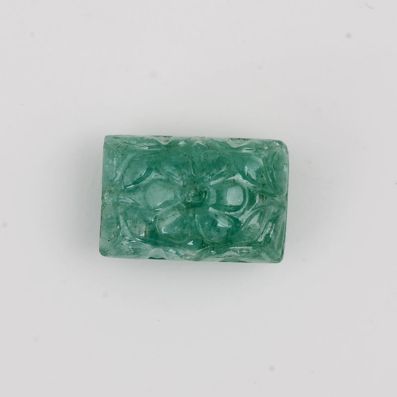 1 pcs Emerald  - 12.01 ct - Octagon - Green