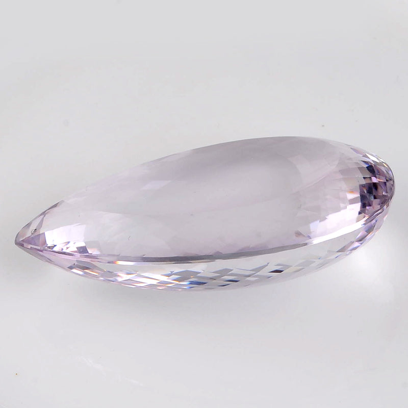 165.38 Carat Pear Light Purple Amethyst Gemstone
