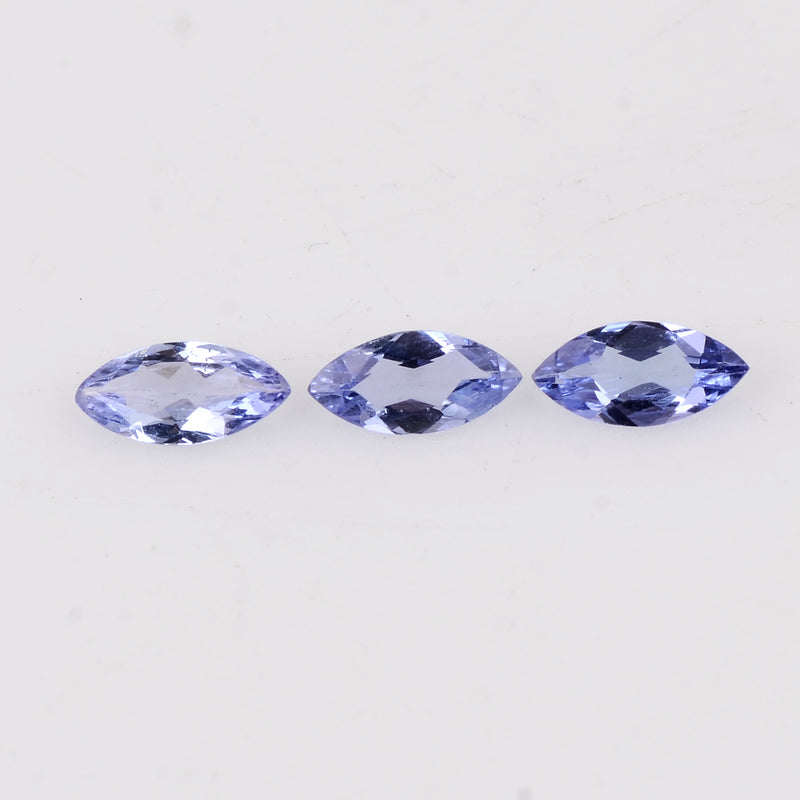 0.63 Carat Blue Color Marquise Tanzanite Gemstone