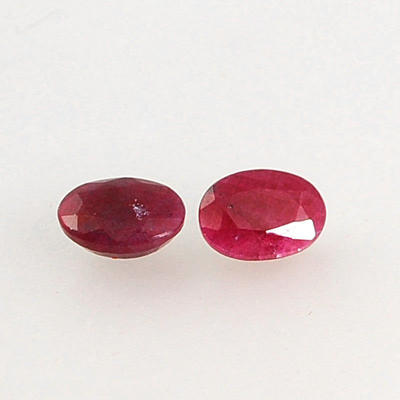 3.40 Carat Red Color Oval Ruby Gemstone