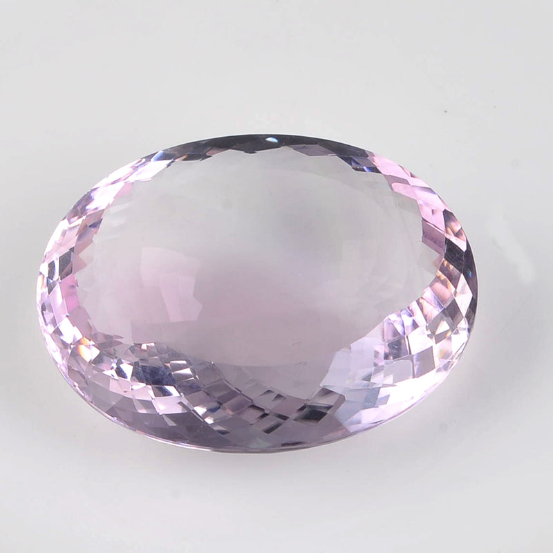 123.13 Carat Oval Light Purple Amethyst Gemstone