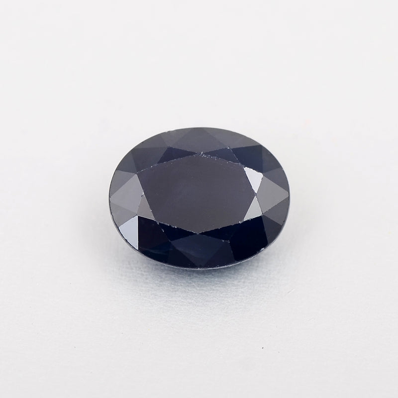 Oval Blue Color Sapphire Gemstone 3.66 Carat