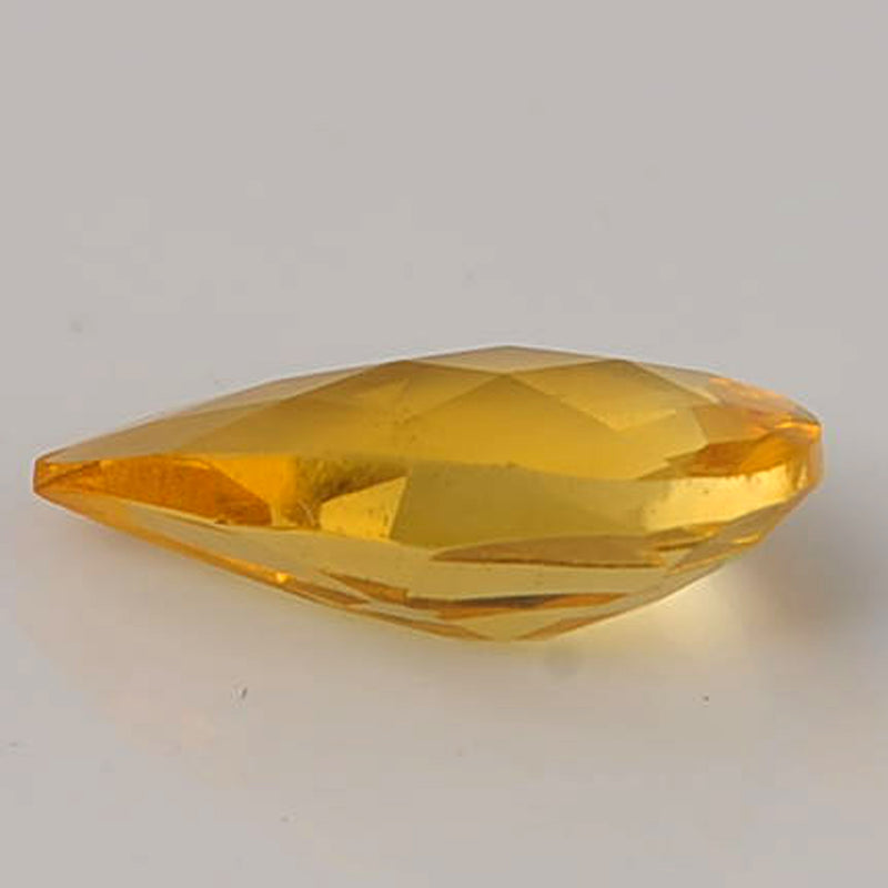 1.80 Carat Yellow Color Pear Citrine Gemstone