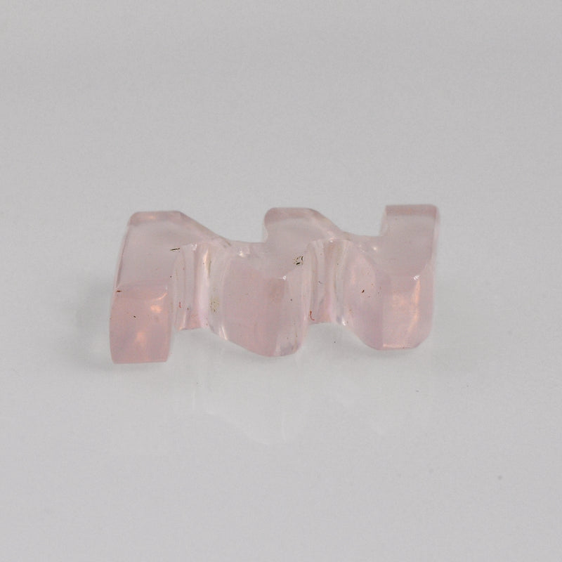 4.25 Carat Pink Color Fancy Rose Quartz Gemstone