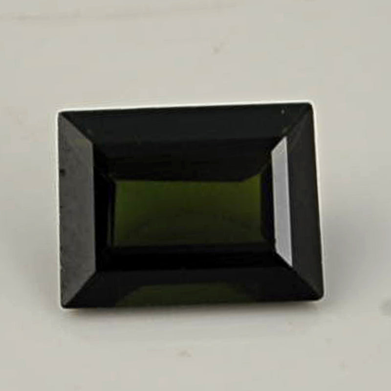 1.50 Carat Green Color Octagon Tourmaline Gemstone