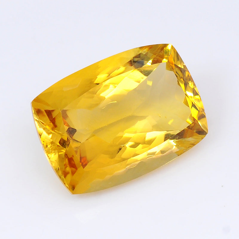 Cushion Yellow Color Citrine Gemstone 54.81 Carat - ALGT Certified