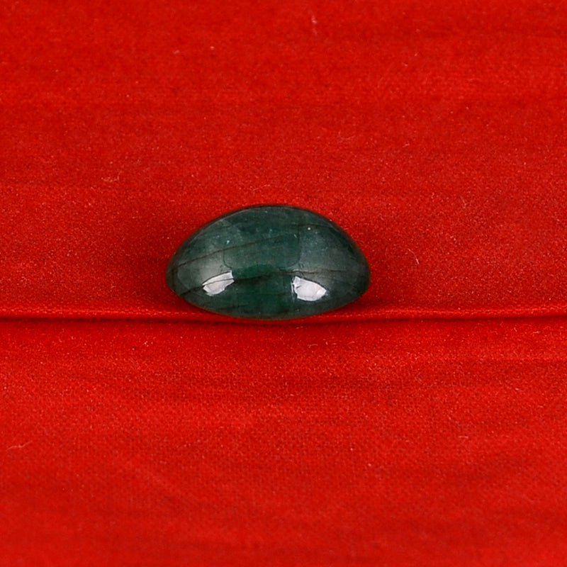 Oval Green Color Emerald Gemstone 4.90 Carat