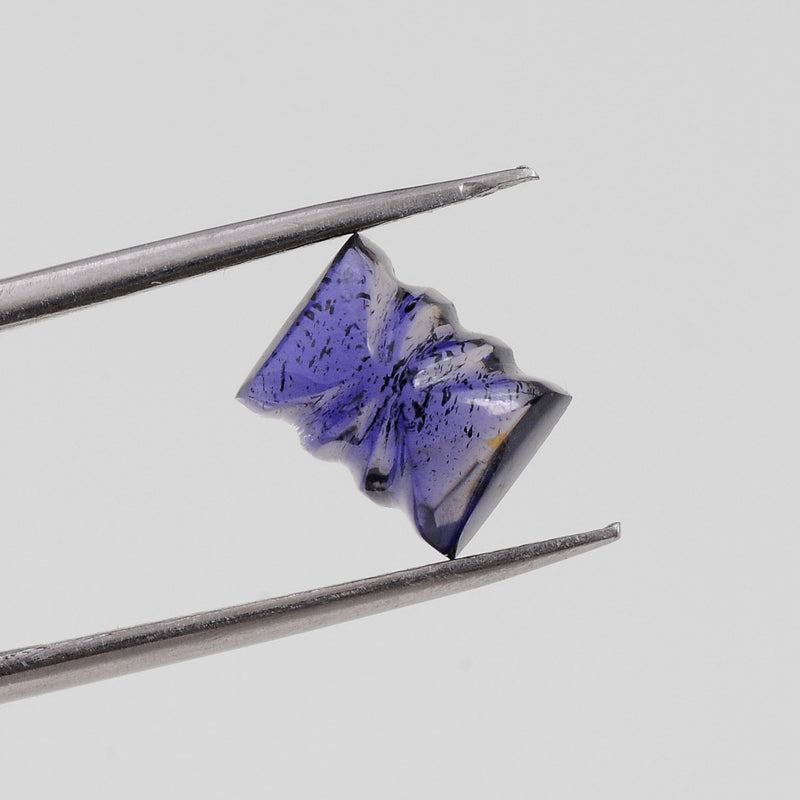 3.8 Carat Blue Color Octagon Iolite Gemstone