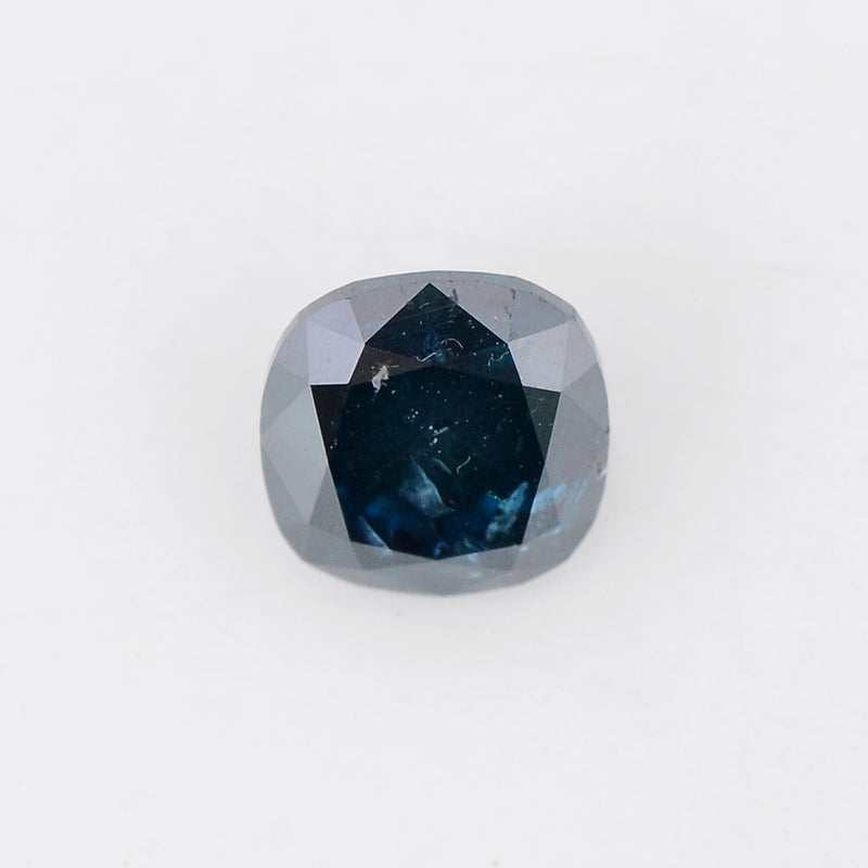 Cushion Fancy Dark Blue Color Diamond 0.56 Carat - AIG Certified