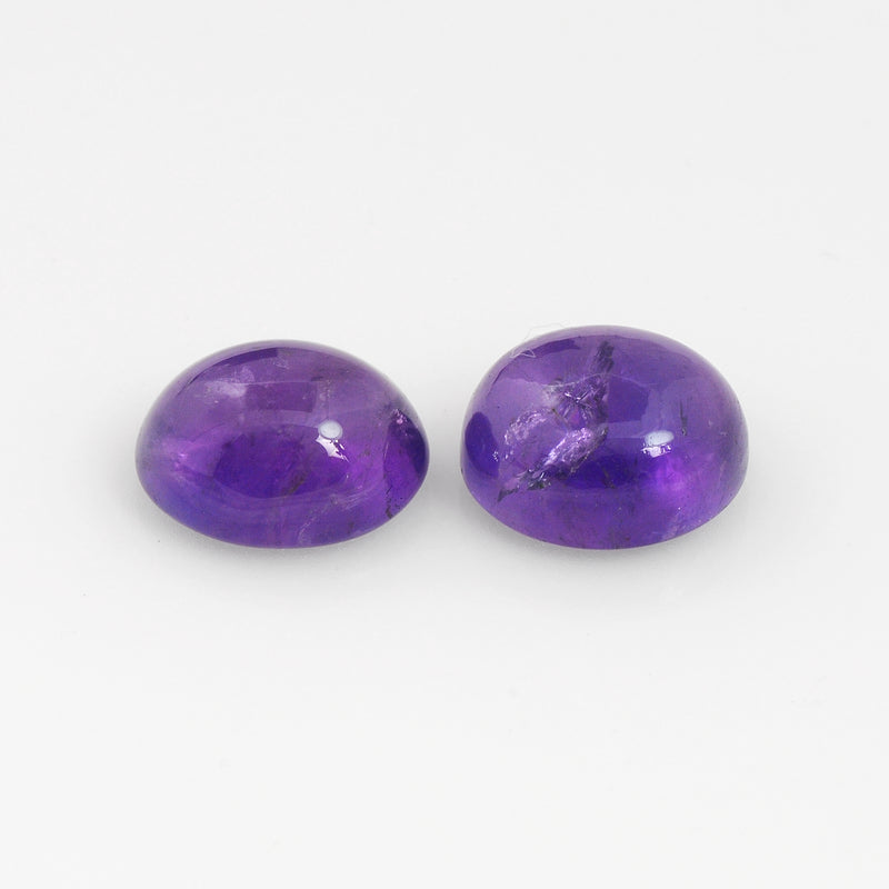 10.50 Carat Purple Color Oval Amethyst Gemstone
