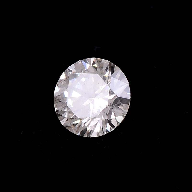 Round M, Faint Brown Color Diamond 0.42 Carat - IGI Certified