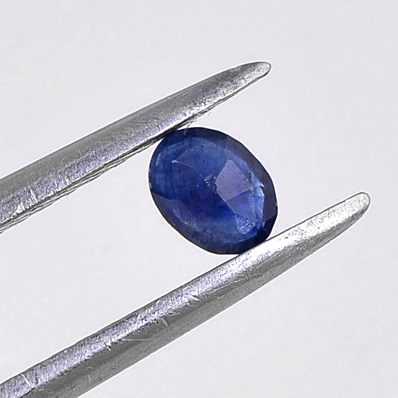 24.25 Carat Blue Color Oval Sapphire Gemstone