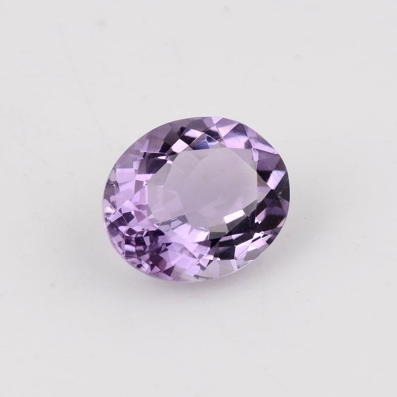 4.25 Carat Purple Color Oval Amethyst Gemstone