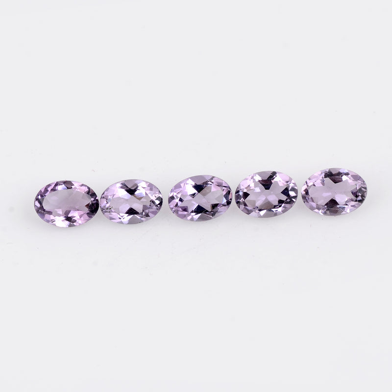 3.51 Carat Purple Color Oval Amethyst Gemstone