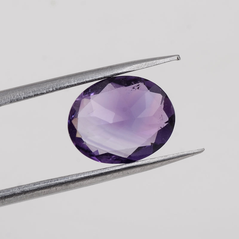 1.80 Carat Purple Color Oval Amethyst Gemstone
